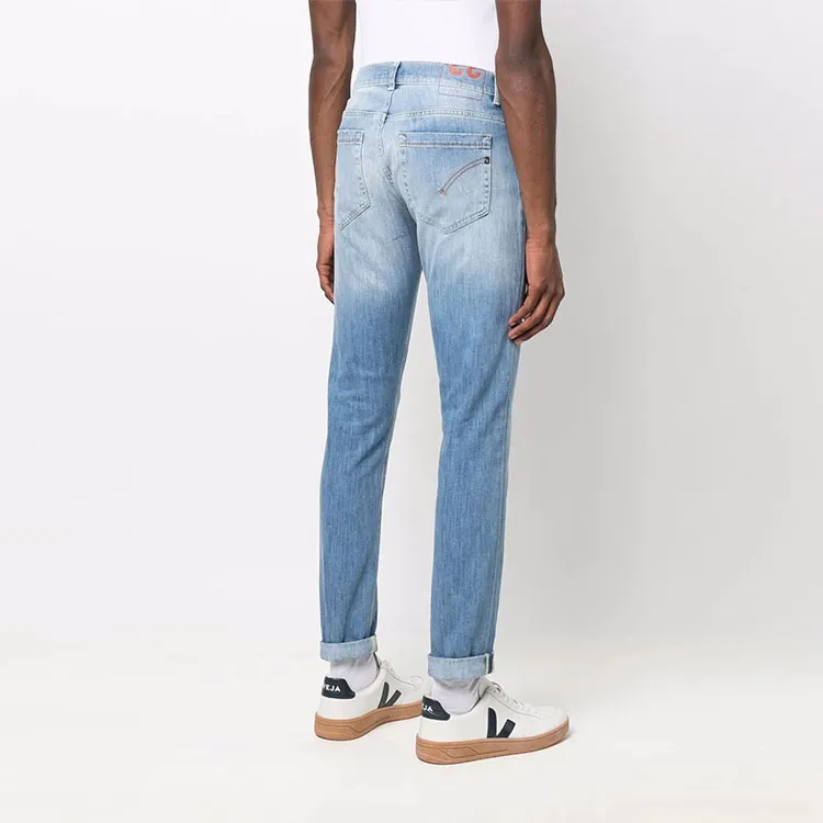 Dondup Mid Rise Straight Leg Denim Jeans-2