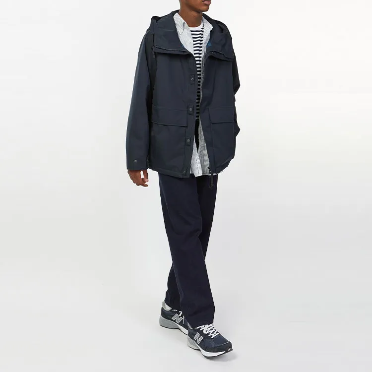 Nanamica FW22 2l Gore Tex Cruiser Jacket Navy Jackets & Coats Men's Blue-3