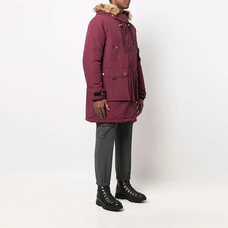 DIESEL Jackets Men Burgundy-3