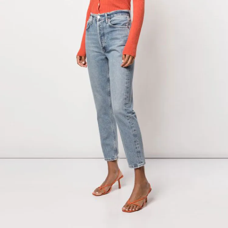 AGOLDE Riley High-waisted Cropped Jeans-3