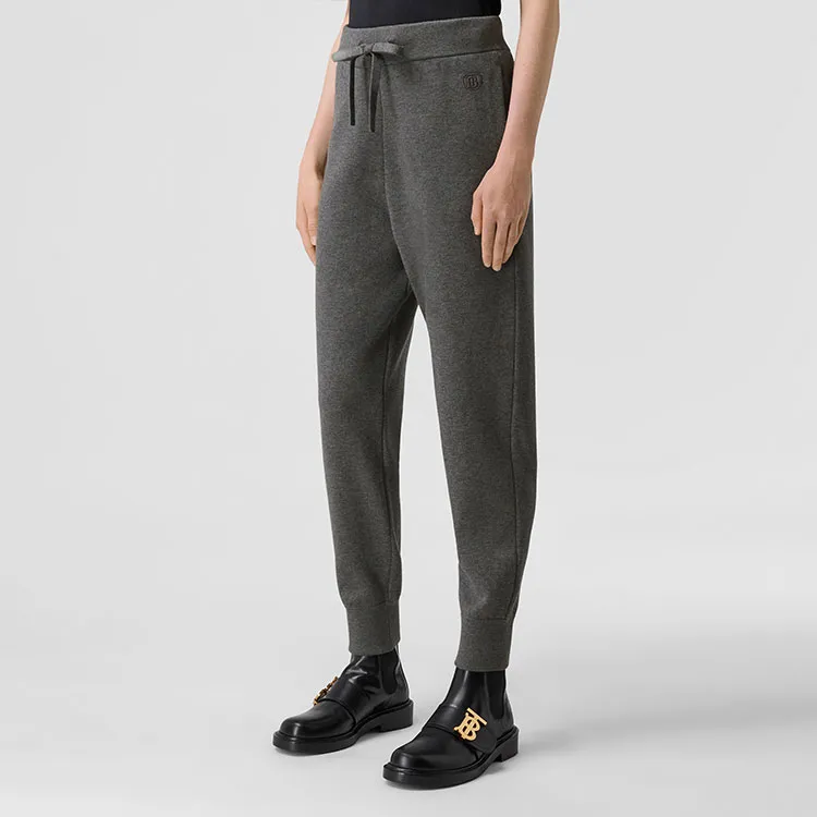 Burberry Embroidered Monogram Sweatpants-3
