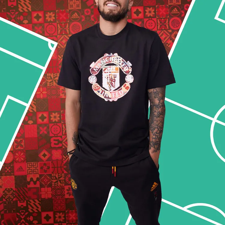 Adidas MANCHESTER UNITED THEATRE OF DREAMS Soccer Jerseys Men Black-4