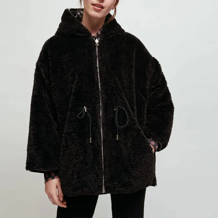 Maje SS22 Puffer Jacket Women's Black-1