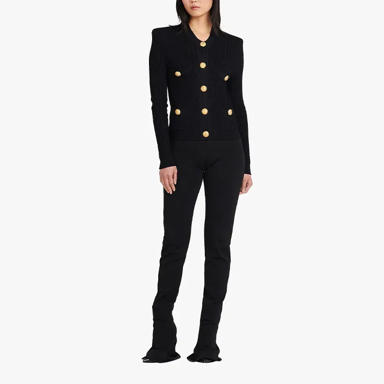 BALMAIN SS22 Knitwear Women's Black-1