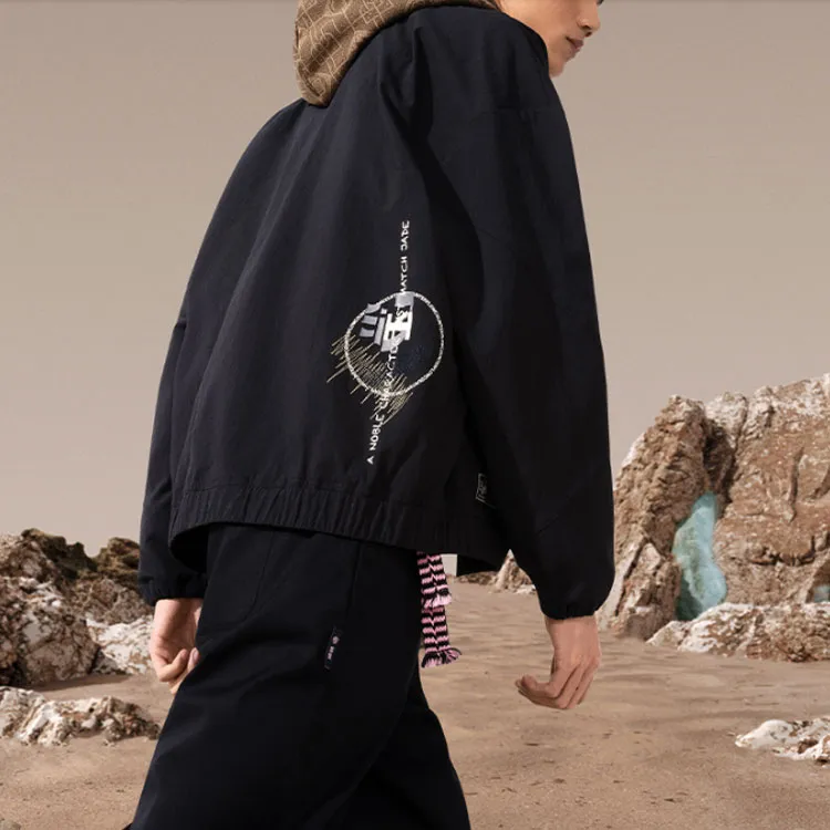 LiNing CF Tracing Sports Lifestyle Collection Jacket Unisex Black-5