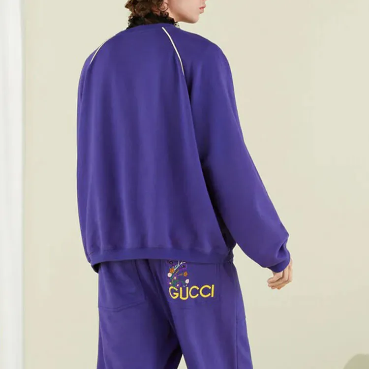 GUCCI Lovelight Series FW22 Sweater Men's Blue-4