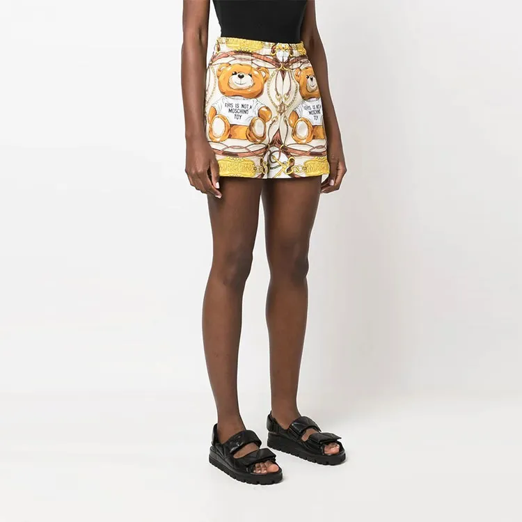 MOSCHINO Swimming Shorts Women's Brown-3