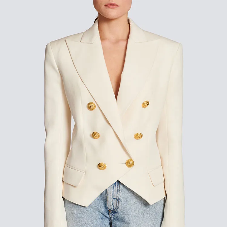 BALMAIN Business Suits Women's Beige-3
