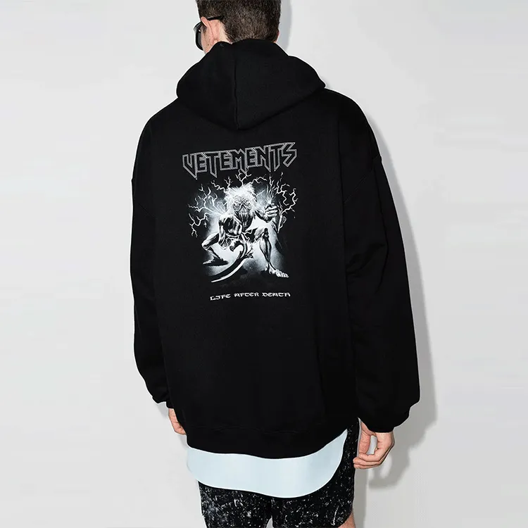 Vetements Electric Logo Heavy Metal Hoodie-3