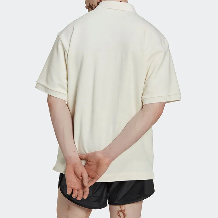 Adidas Originals Blue Version Collection Polo Shirts Men Pink White-8
