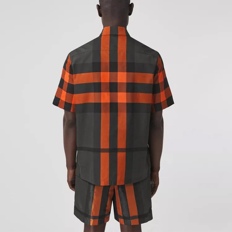 Burberry Shirts Men Orange-3