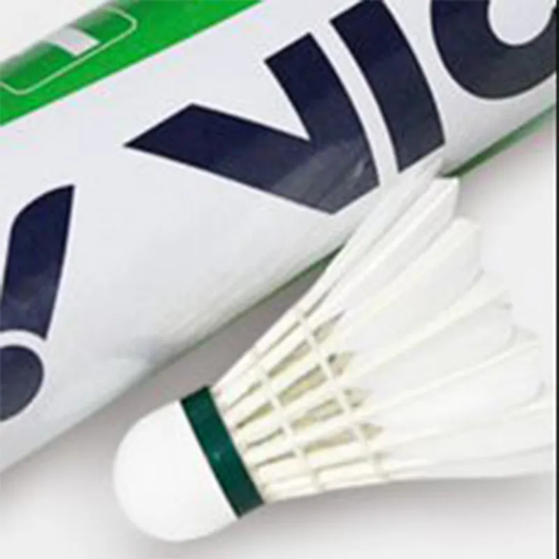 VICTOR Duck Feather Shuttlecock 12 Pack CiGu Duck Feather All Round Duck Feather Match Ball Shuttlecocks-2