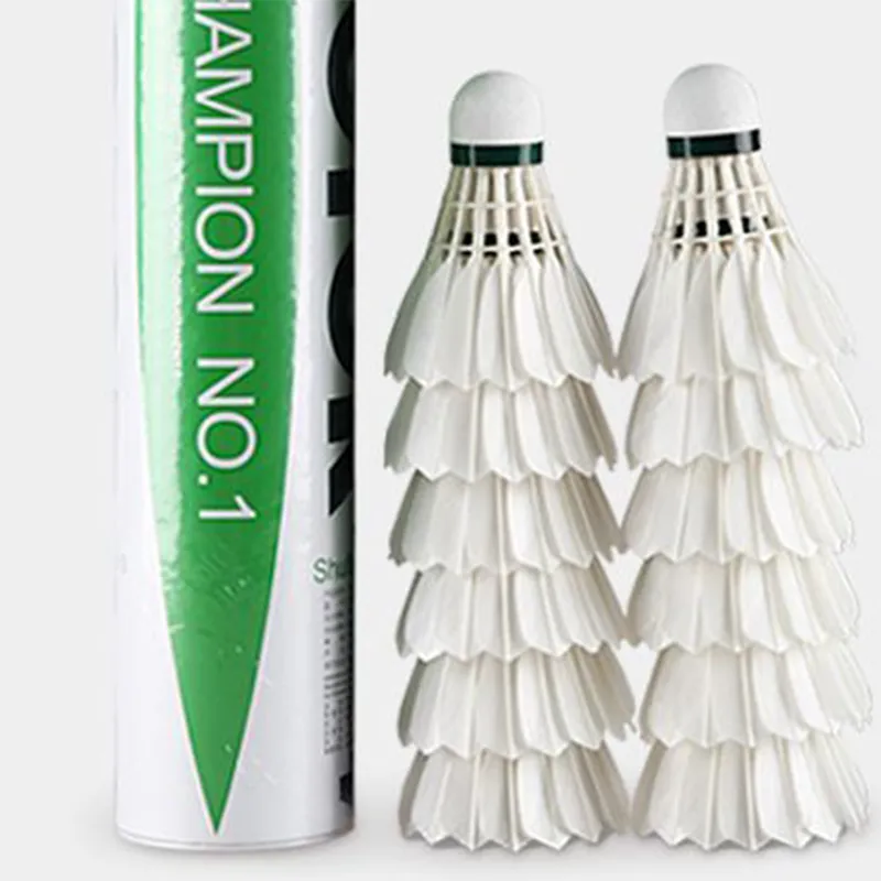 VICTOR Duck Feather Shuttlecock 12 Pack CiGu Duck Feather All Round Duck Feather Match Ball Shuttlecocks-3