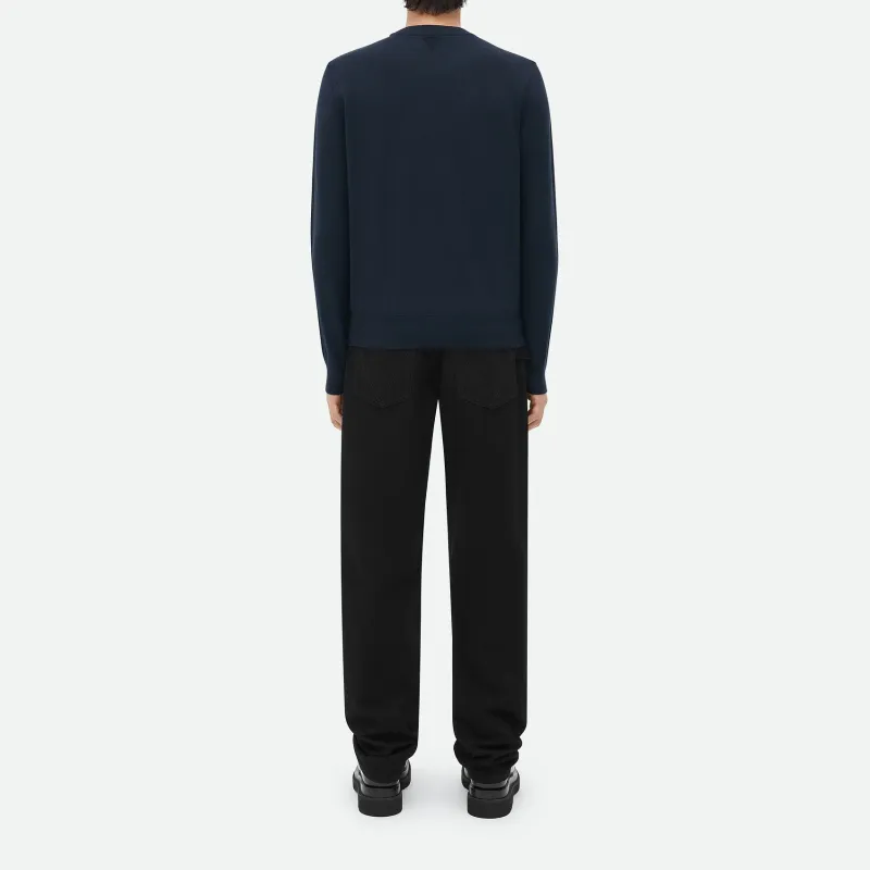 Bottega Veneta Sweaters Men Blue-2