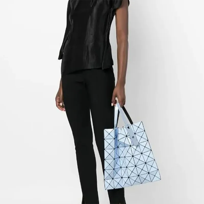 ISSEY MIYAKE Vinyl Chloride Resin Polyester Tote Bag, Shopping Bag, Handbag, Shoulder Bag Regular Women's Sky Blue-7