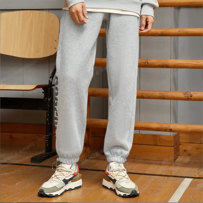 LiNing Basketball Collection Knitted Sports Pants Men's Gray-2