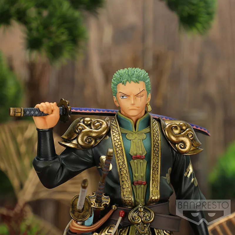 BANPRESTO Roronoa Zoro China Region Limited Edition Dxf One Piece Zoro Chinoiserie Vol.2 Bonus Gifts-5