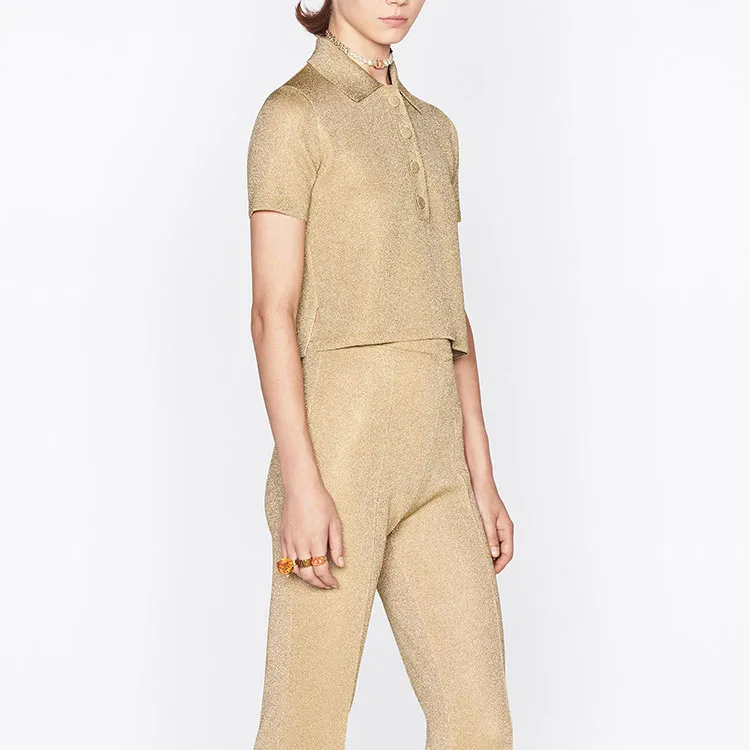 DIOR Quarterly New Products Polo Shirts Women's Umber-5