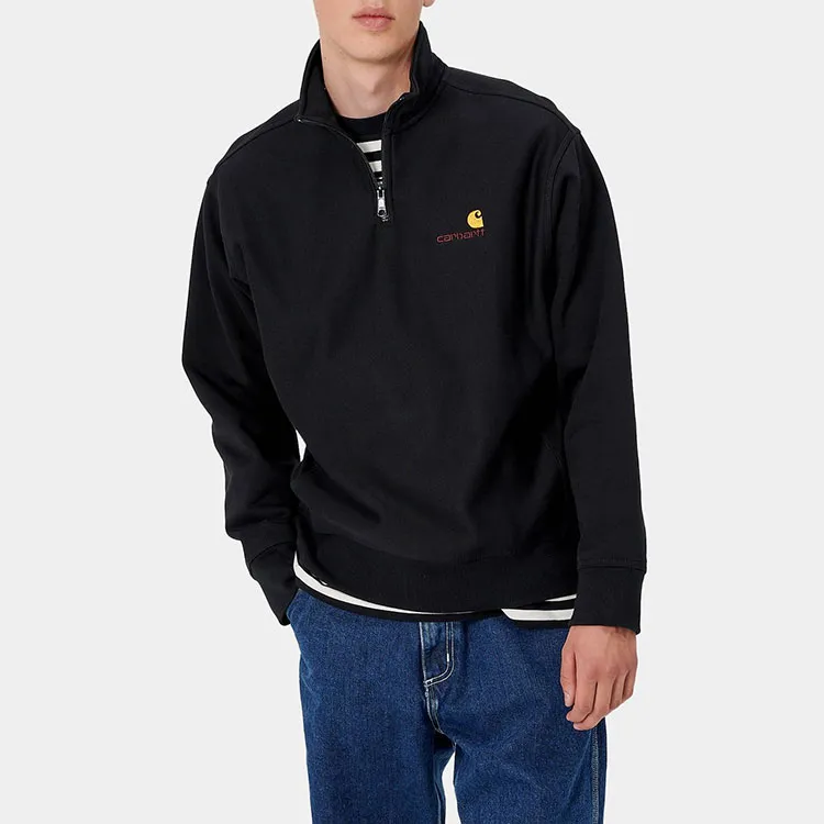 Carhartt WIP Half Zip American Script Sweatshirt-3