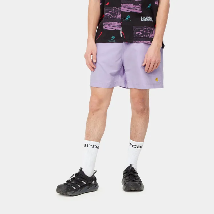 Carhartt WIP Casual Shorts Men Purple-3