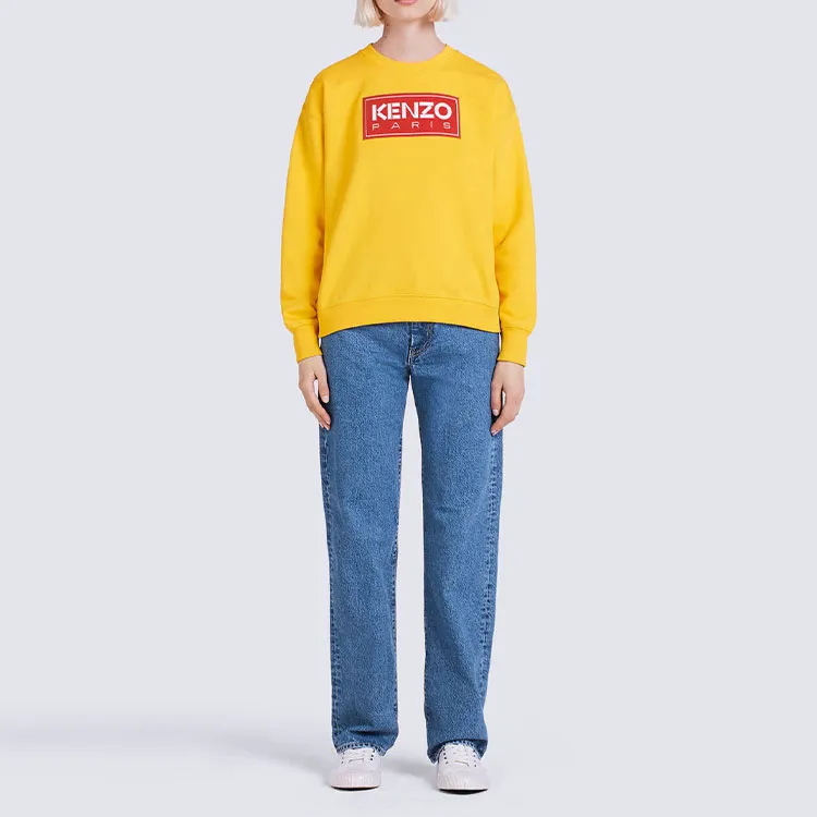 KENZO Logo Patch Drop Shoulder Sweatshirt-2