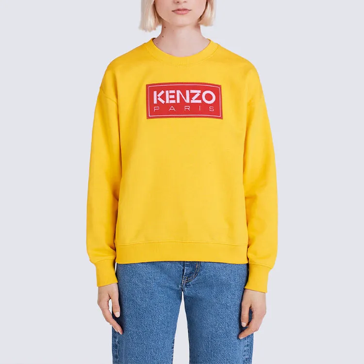KENZO Logo Patch Drop Shoulder Sweatshirt-4