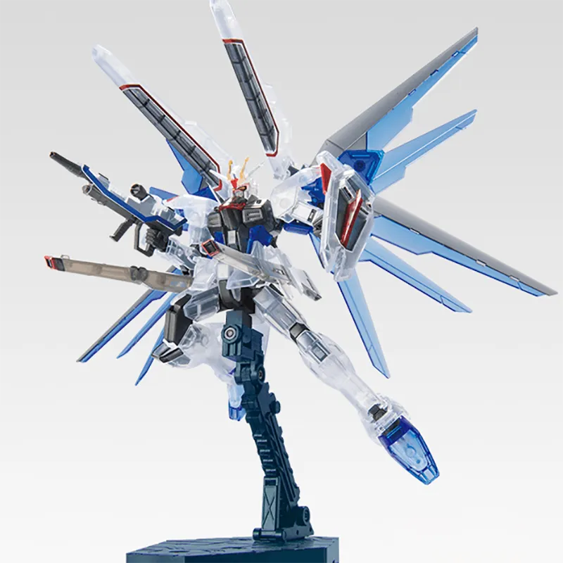 BANDAI HG Collection Freedom Gundam Base Limited Multicolor Transparent Model Kits 13cm-1