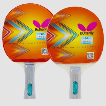 Butterfly TBC202 Ping Pong Paddles Unisex All Wood Orange