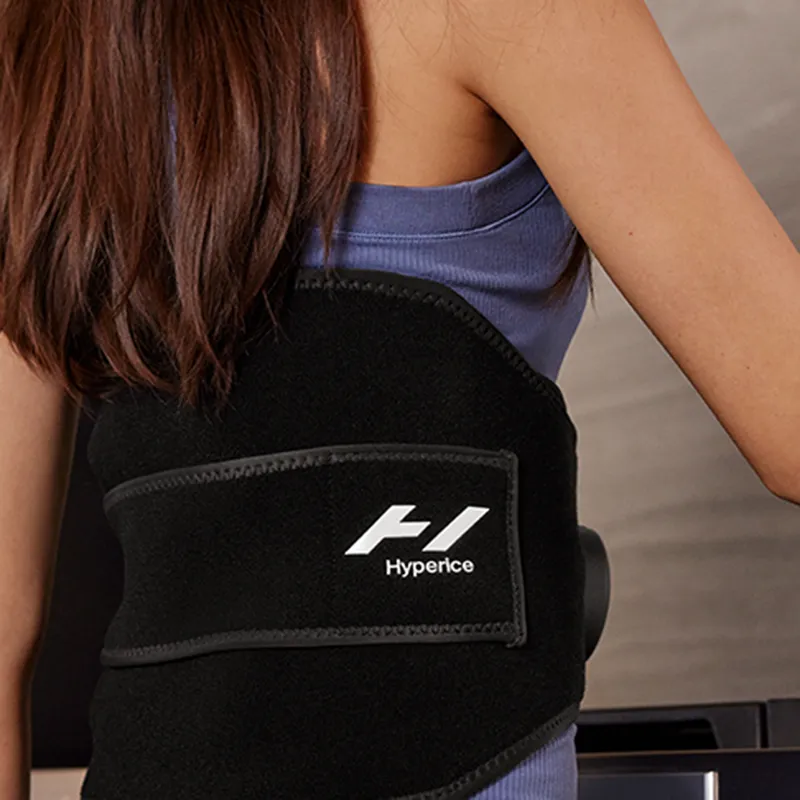 HYPERICE Back Support Braces Massage Protective Slip Resistant Compression 1 Pack Black Silicone Unisex-2