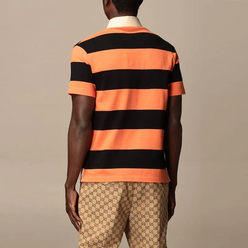 GUCCI Polo Shirts Men Orange-2