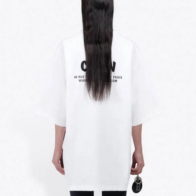 Balenciaga T Shirts Men White-2