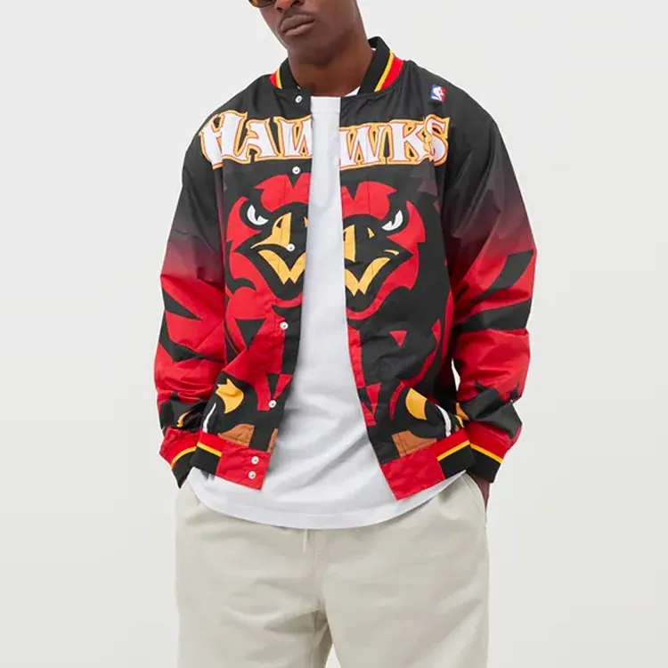 Mitchell Ness Nba Atlanta Hawks 95 Jacket-2