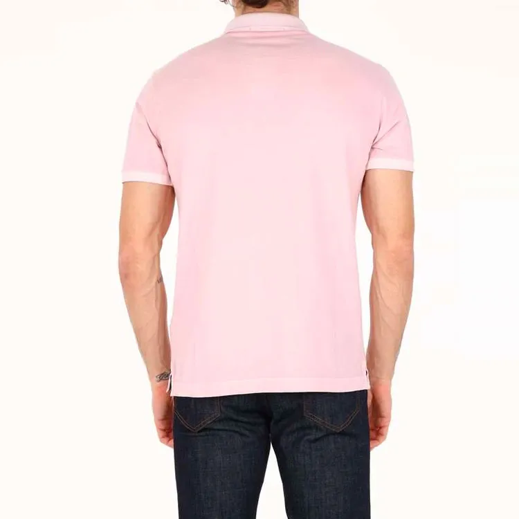 STONE ISLAND Polo Shirts Men Pink-3