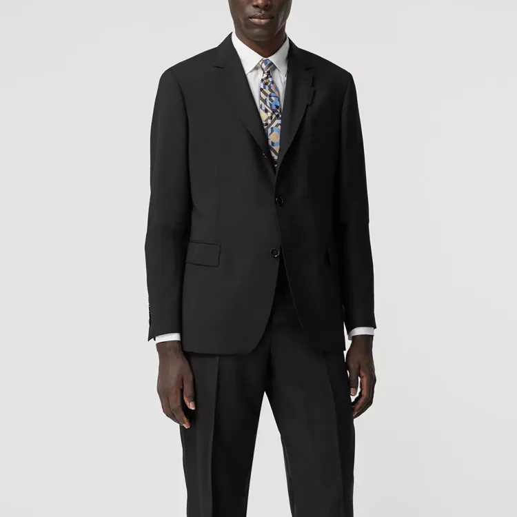 Burberry Business Suits Men Black-4