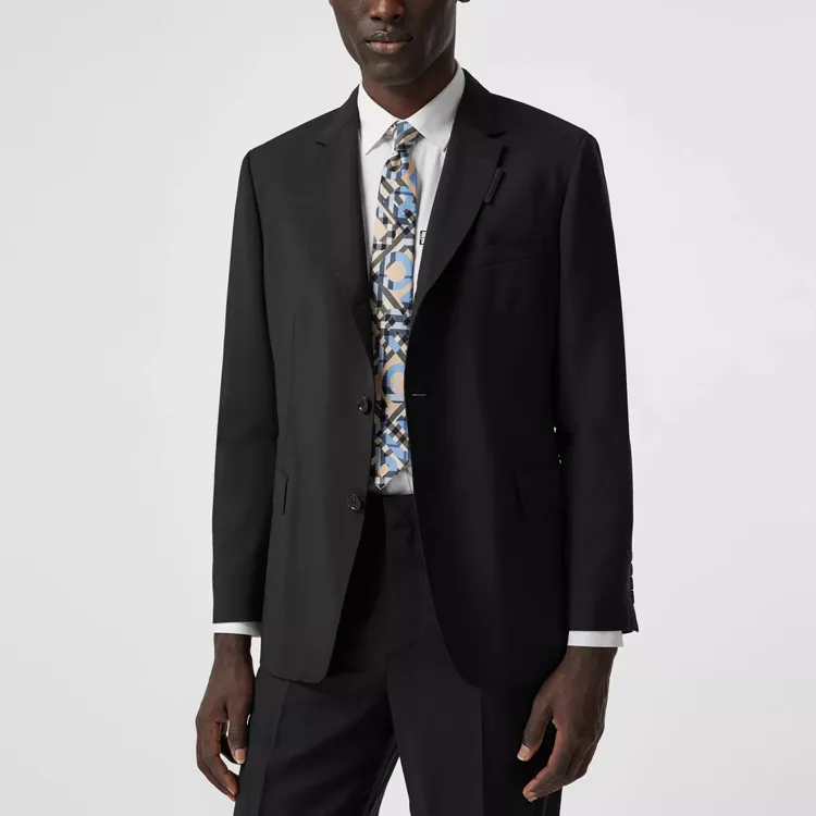 Burberry Business Suits Men Black-2