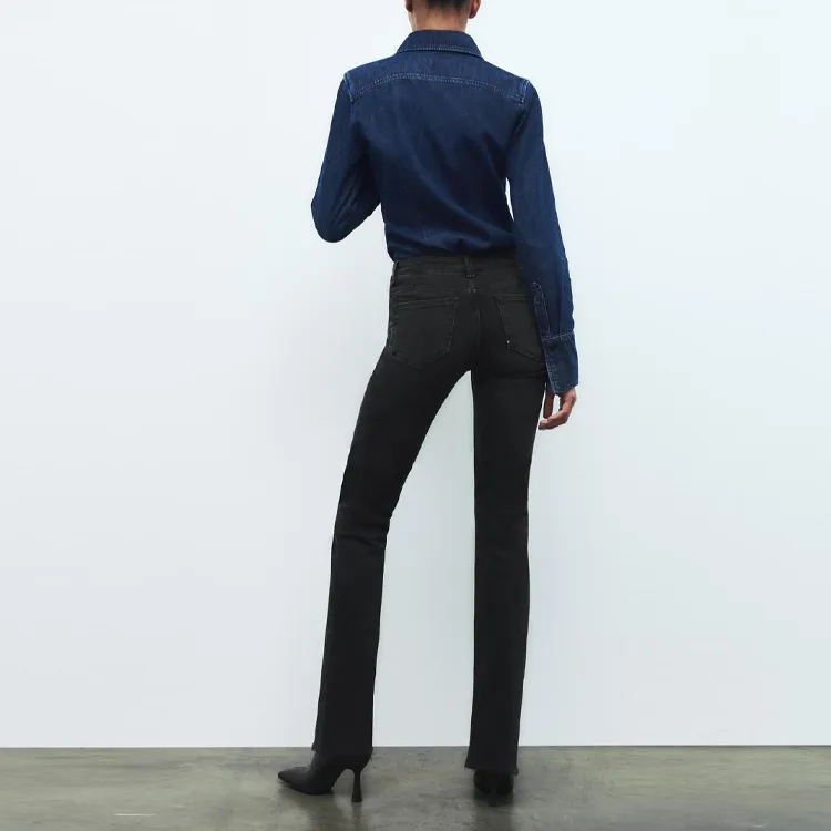 ZARA Jeans Women's Black-3