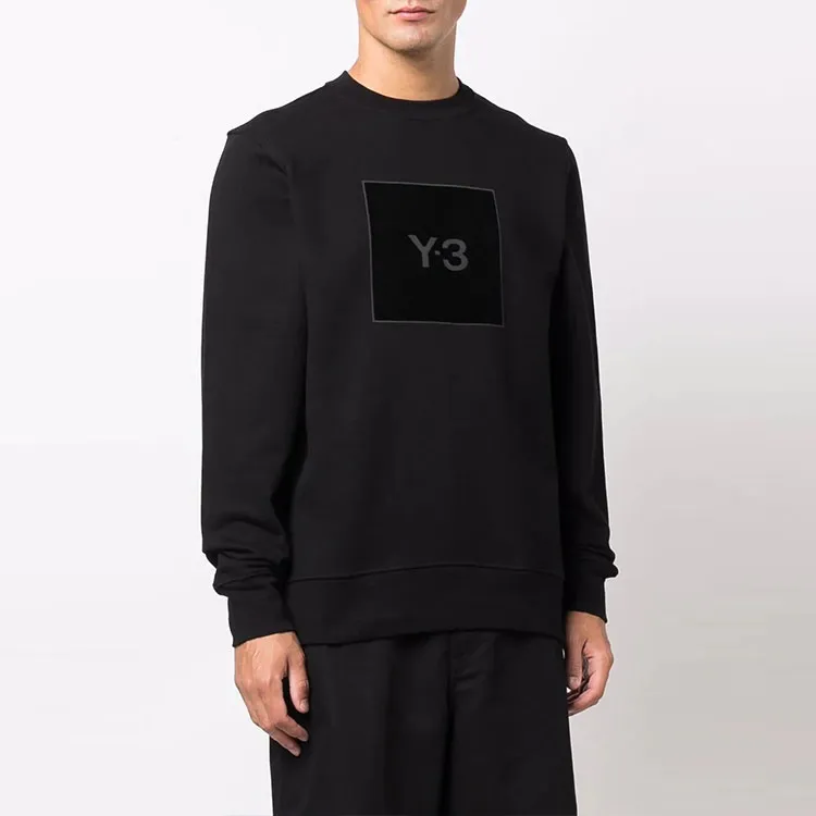 Y 3 Sweatshirts Men Black-3