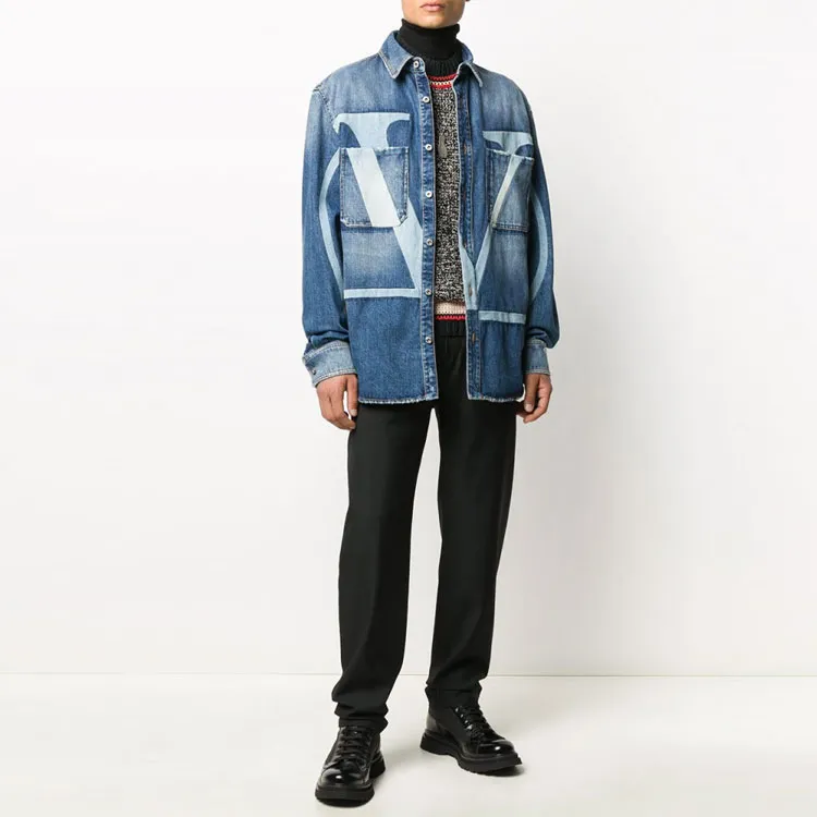 Valentino FW21 Jackets Coats Men's Blue-1