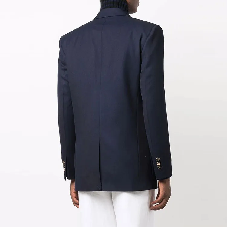 BALMAIN Business Suits Men Navy Blue-3