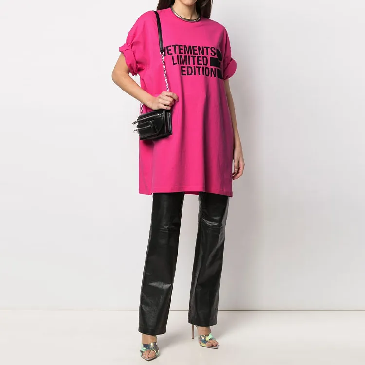Vetements T-Shirts Unisex Red-1
