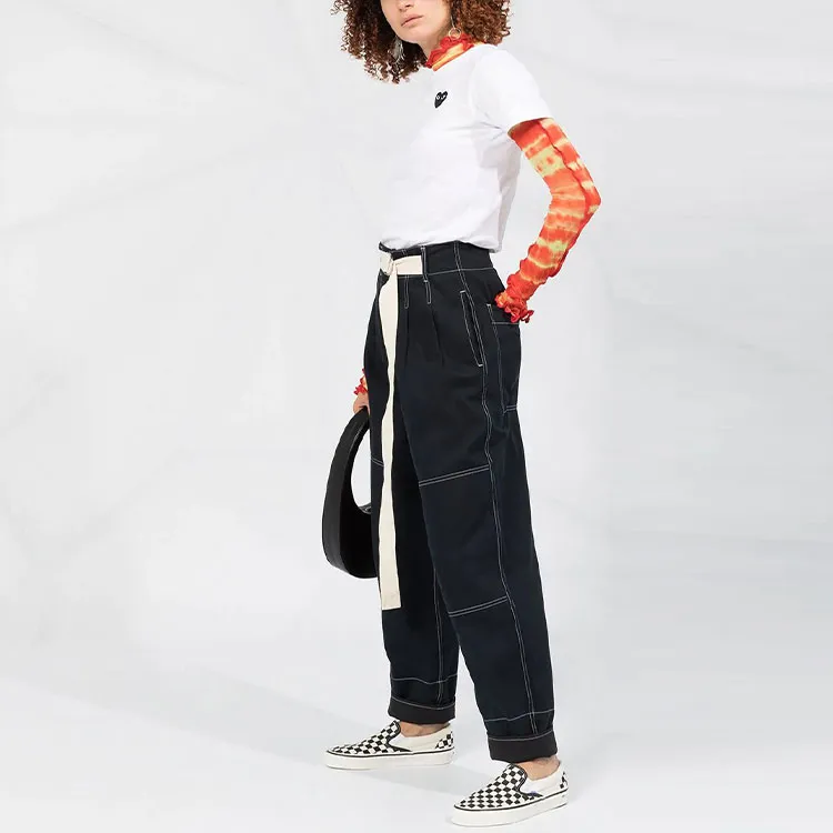 CDG Play T Shirts Women's White-2