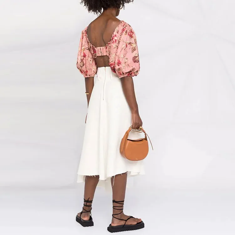 Zimmermann Crop Tops Women's Pink-2