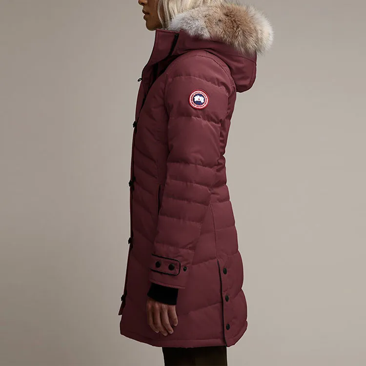 Canada Goose Lorette Series Down Jackets Women's Berry Red-3