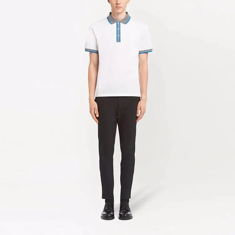 PRADA Polo Shirts Men White-1