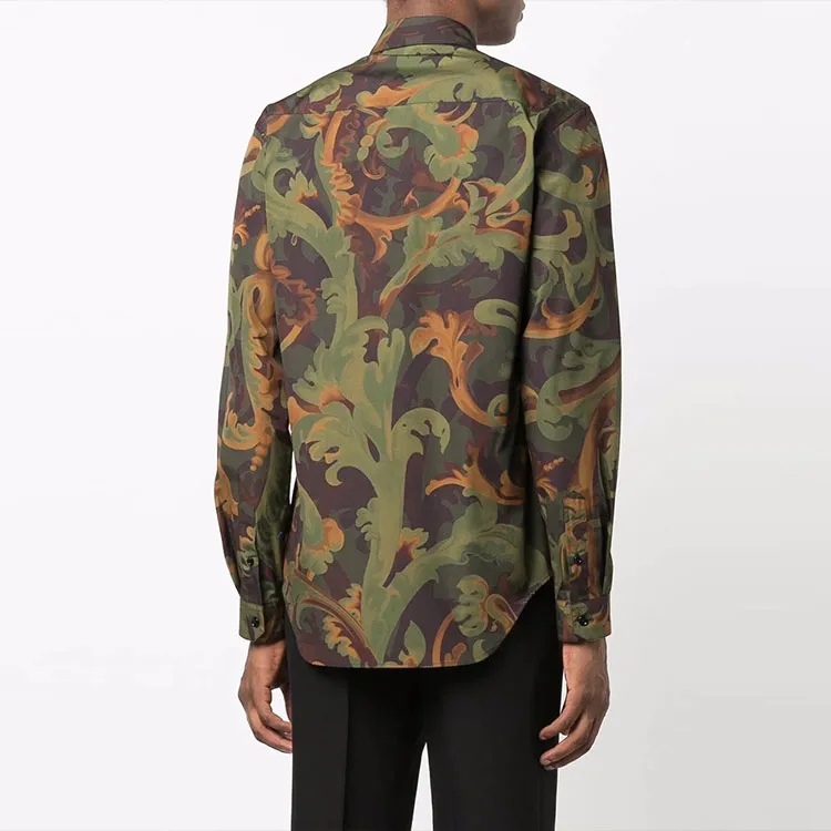 VERSACE Shirts Men Green-1