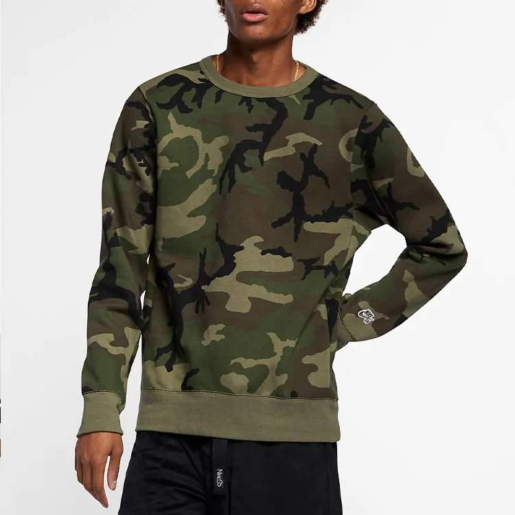 Nike Sweatshirts Men Army Green-1
