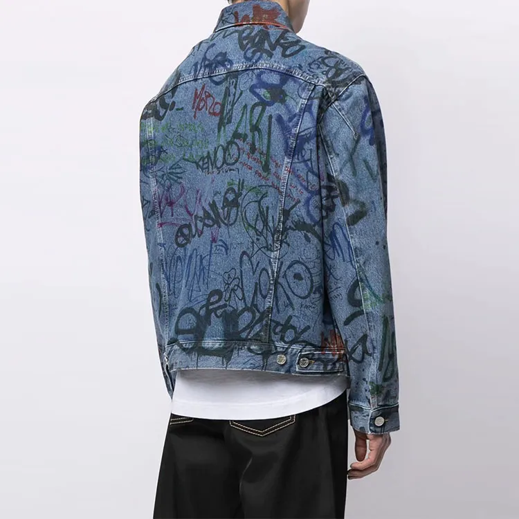 Vetements Graffiti Denim Jacket-3