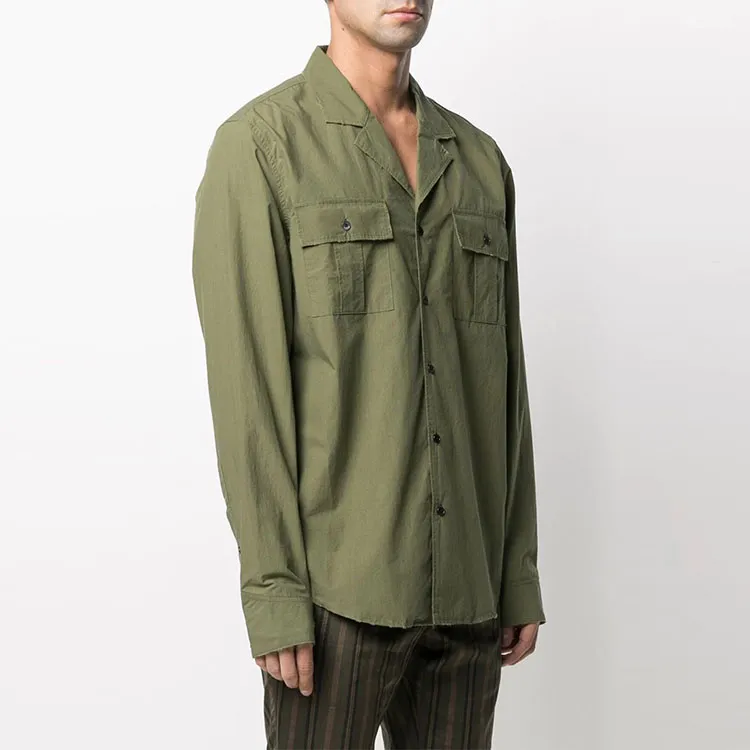 BALMAIN Shirts Men Green-1