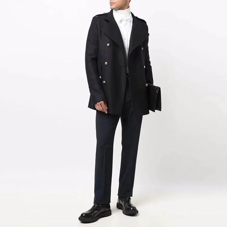 BALMAIN Jackets Men Navy Blue-1