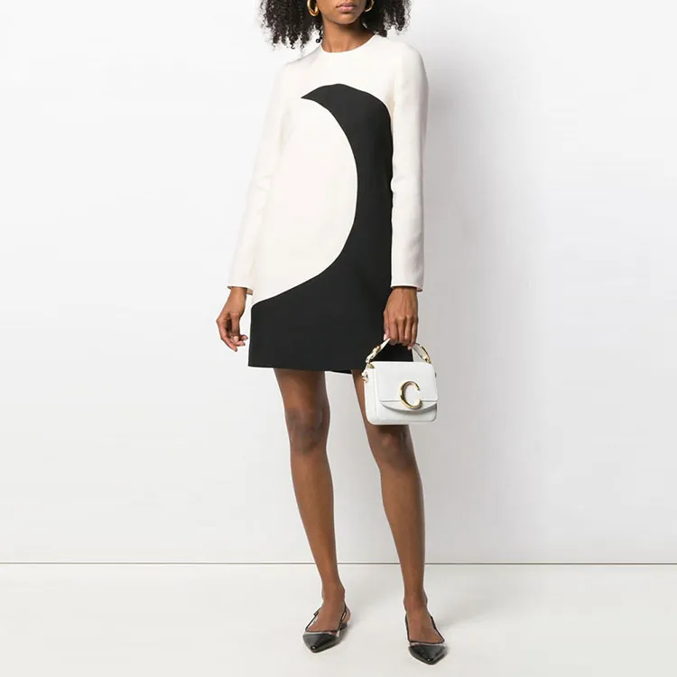 Valentino Long-Sleeved Dresses Women's White-1